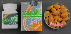Malay Escort Service Tadalafil medication bottle box and pills KL Escort Girl